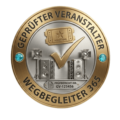 Siegel: Geprüfte Veranstalterin oder geprüfter Veranstalter